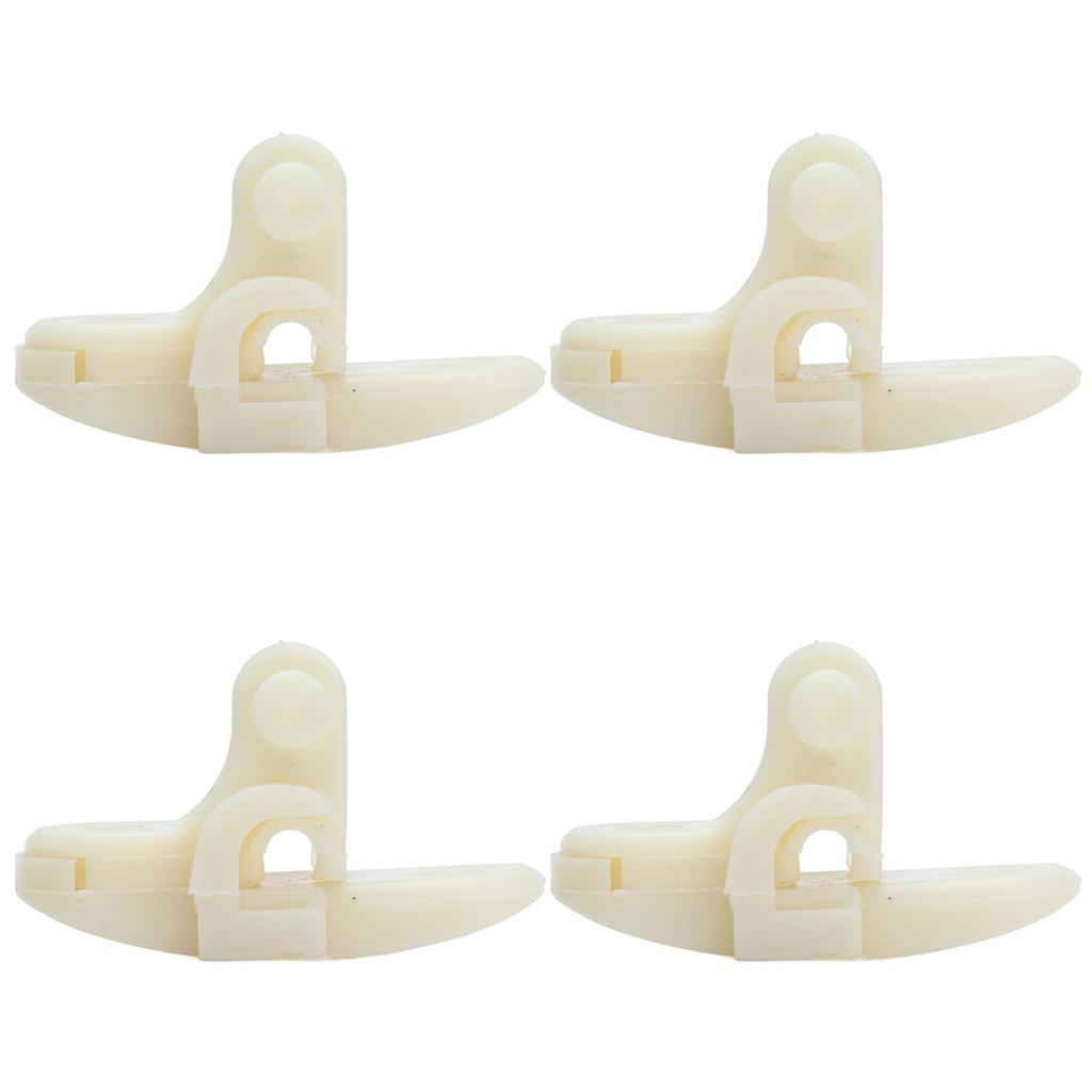 15pcs Greenhouses Pulley Plastic White Durable Ventilator Pulley Wheel for Agriculture Livestock Farms Greenhouses
