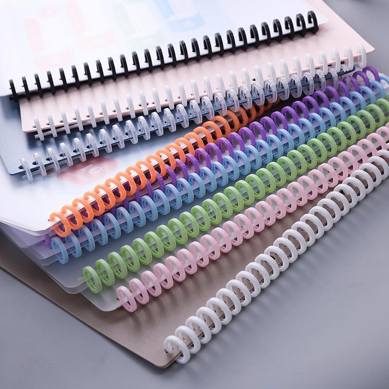 A4 Adjustable 30-Hole Binding Rings and Plastic Slide Clips