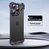 iPhone 16 Pro Max Metal Frame Case with 15 Lens Film, No Back Panel