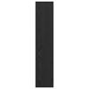 Bookshelf Black Oak Effect 137.5 x 29 x 137.5 cm