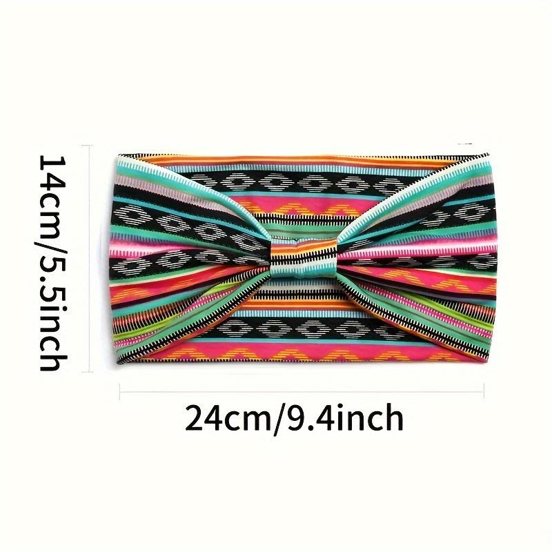 Summer Bohemian Yoga Headband - Sweat-Absorbing Retro Style