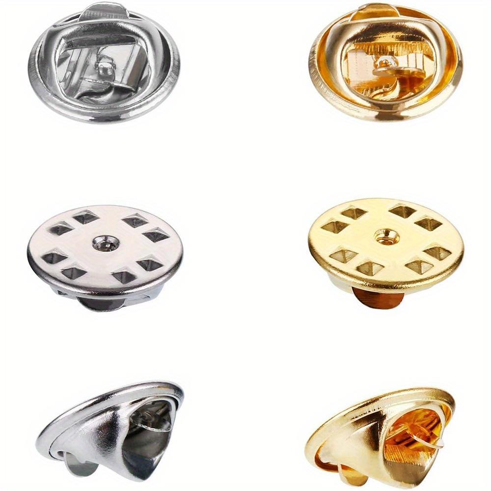 40/80/120pcs Yellow and White Brooch Base DIY Brooch Clip Jewelry Buckle DIY Necklace Bracelet Anklet Phone Chain