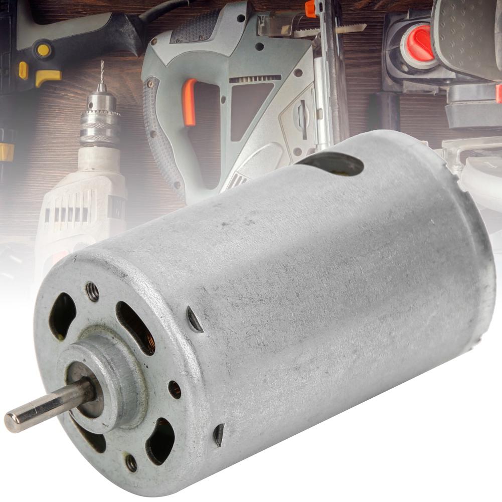 Silný magnetický kartáčový motor 550 DC24V Motor Příslušenství pro elektrickou vrtačku 10000 ot/min