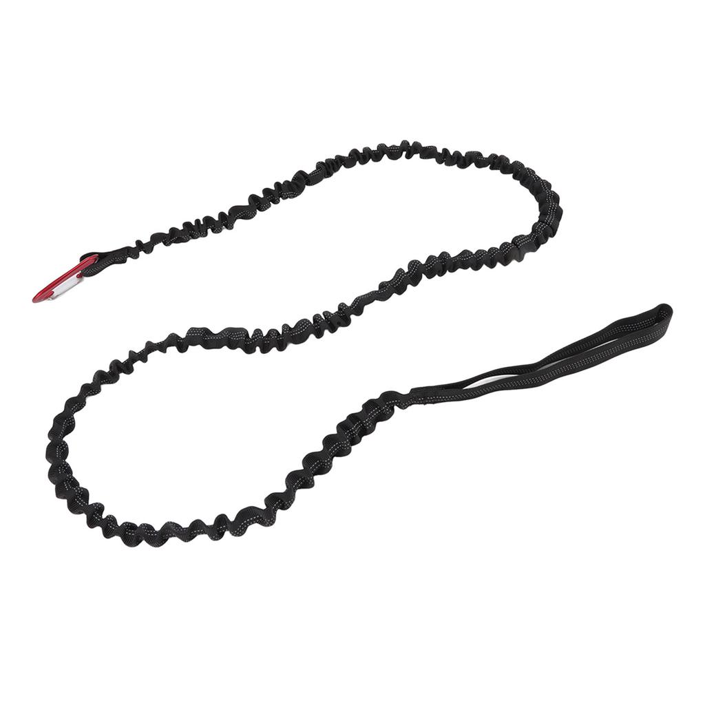Bike Tow Rope Natural Length 1.7m Stretchable Design Nylon Alloy Portable Mountain Bike Pulling