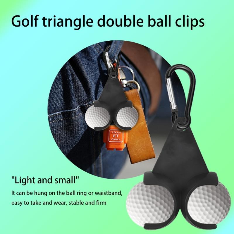 Golf Balls Holder Organizer Golf Balls Clip Golf Balls Holder with Clip Golfer Golfing Tool Accessory Golf Balls Holder