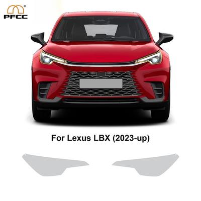 Pre-cut PPF For Lexus LBX 2024 2025 Headlight Rearview B C Pillars TPU Protection Film Anti-scratch Clear Bra Resistant Kit