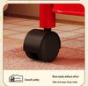 Mobile Floor-standing Storage Rack with Wheels for Bedroom, Living Room, Snacks, Essentials, and Vegetables