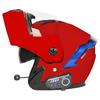 Bluetooth Headset Compatible Full Face Motorcycle Helmet With Flip-Up Visor Adult Riders ABS Shell All-Season Use