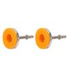 2pcs Furniture Leg Leveller Carbon Steel Nut Rubber Pad Anti Skid Height Adjustable Furniture Leg Screw