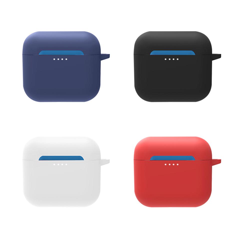 Earphone Soft Silicone Case with Carabiner for Skullcandy Indy Evo Charging Box Protector Shockproof Case