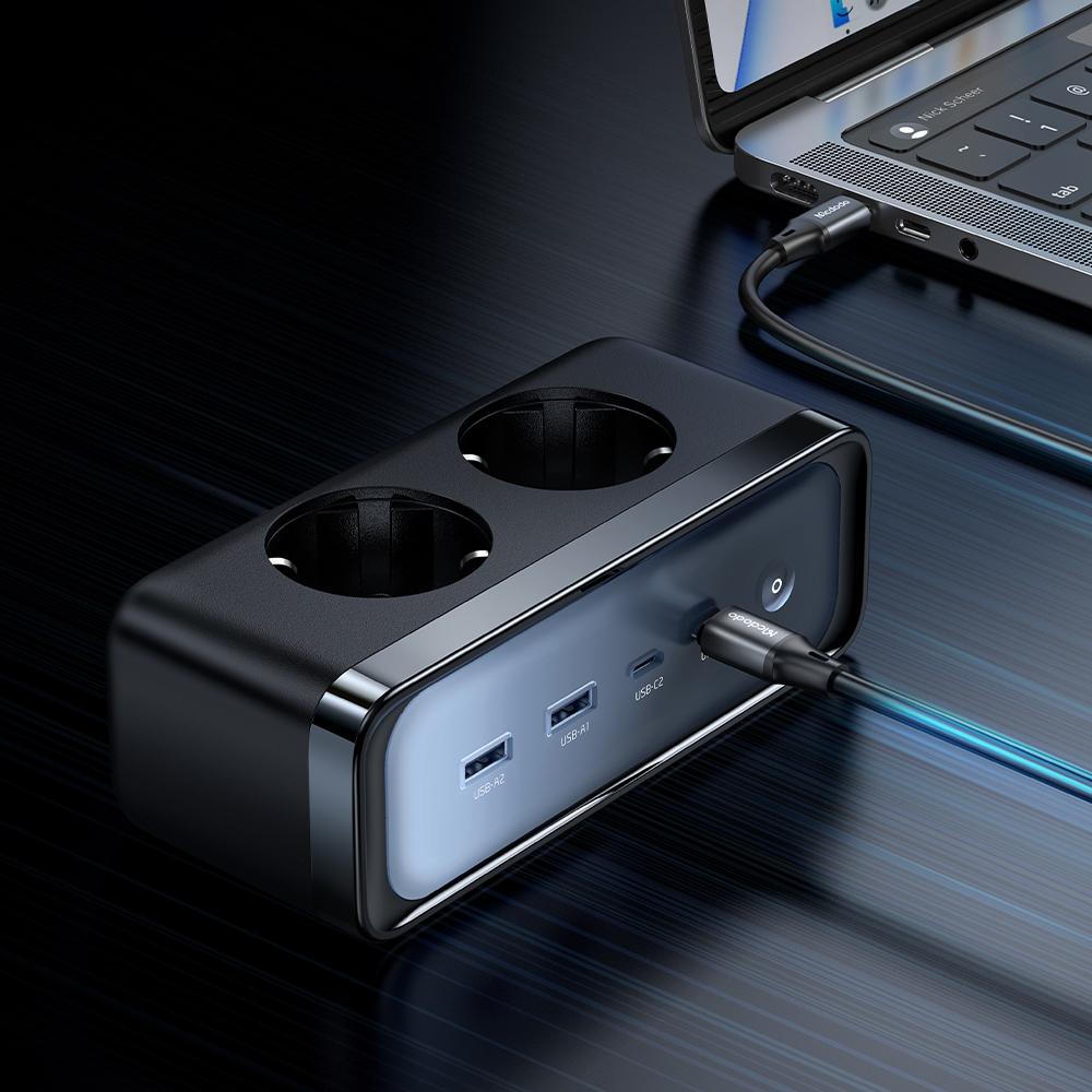 Mcdodo Power Supply List Gan 2Xusb 2Xusb-C 2Xac 70W