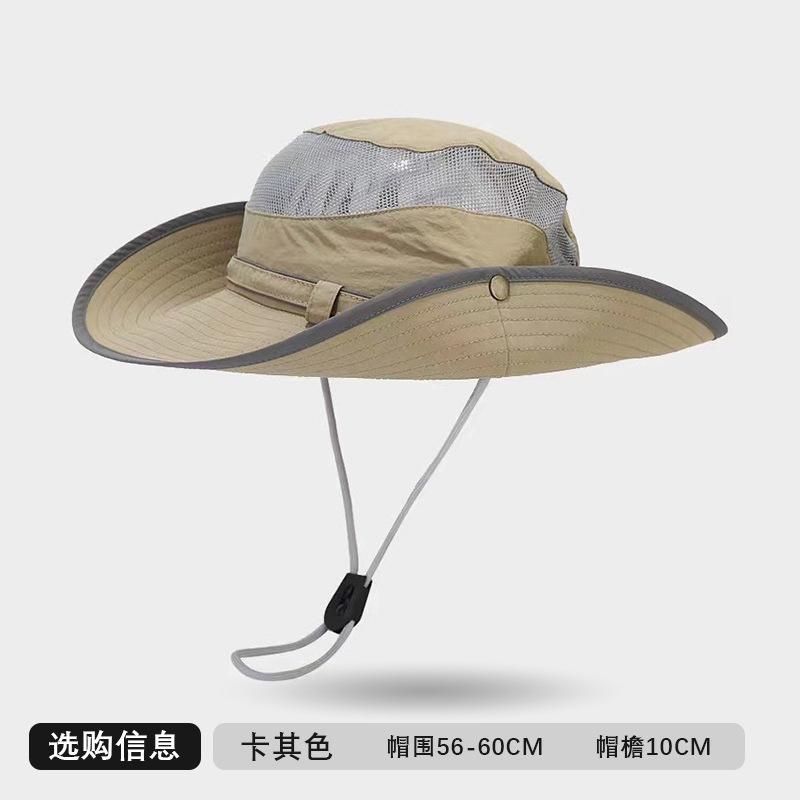 Sun Hats for Men Women Fishing Hat UPF Protection Wide Brim Bucket Hat Breathable Quick-Dry Water Rapellent Outdoor Hiking Beach Travel Summer Hats
