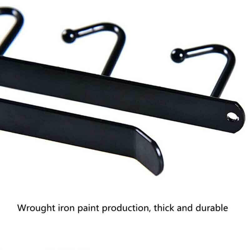 1PC Metal Special U Type 6 Hook Rack Bathroom Kitchen Storage Rack Hanging Hooks 6 Hooks Mug Holders