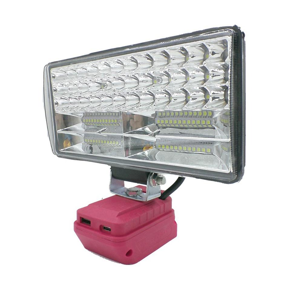 Adjustable Brightness Cordless Work Light Work Scenarios Outdoor Events Use Rotatable Light Vehicle Maintenance