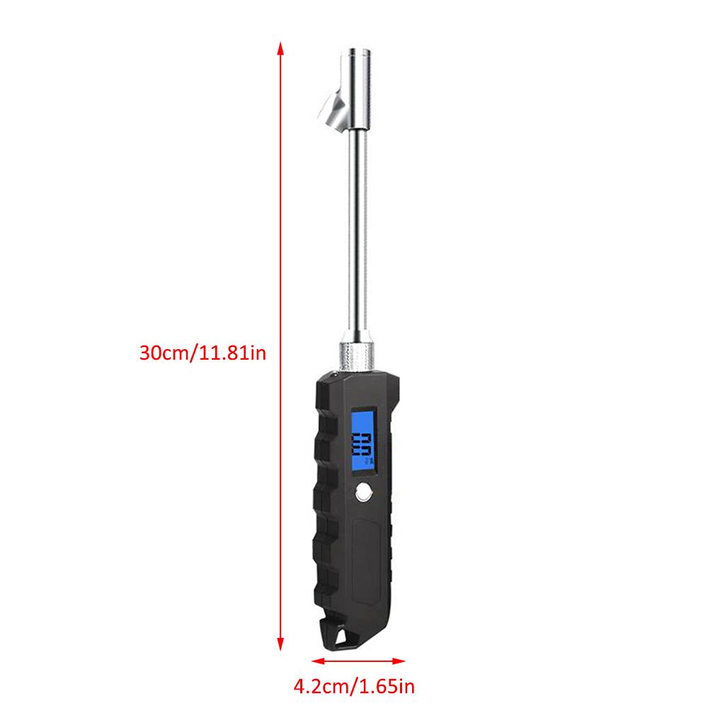 Digital Tire Pressure Gauge, 180 PSI High Precision Tyre Pressure Checker with Backlit LCD Display