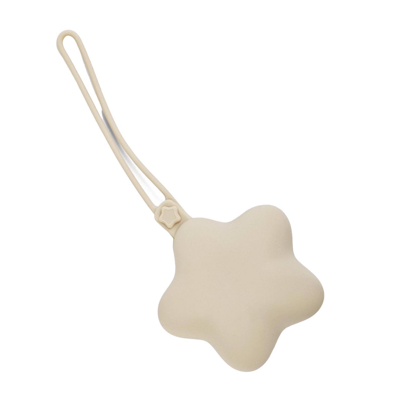 

Силиконовый ящик для хранения детских сосок с подвесной веревкой, удобный для переноски младенцев и новорожденных, пыленепроницаемый и хорошо организованный бежевый