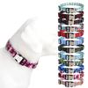 Classic Custom Dog Collar Metal Buckle Dogs Nameplate Collar Free Engrave Personalized Pet Collars Adjustable for Small Medium Large Dog