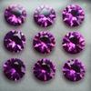 Exquisite Pink Ruby Loose Gemstone Natural and Radiant 9 Pcs CERTIFIED Round Cut