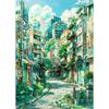 Anime Japanese Street Landscape Poster Prints For Living Room Home Decor Abstract Scenery Canvas Painting Wall Art Aesthetic