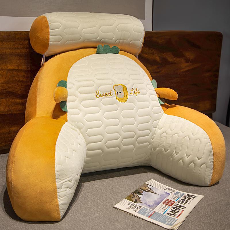 Bedhead Cushion Waist Cushion Soft Bag with Large Backrest for Bed Waist Protection Seasonal Availability of Pillows