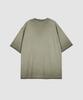 MAKEITTO Pigment Washed Oversized Crew Neck Short Sleeve T-Shirt_Khaki