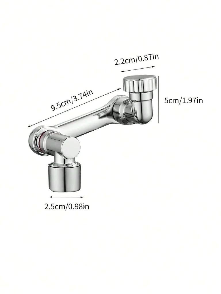 1/2/4pc Rotatable Extension Faucet Sprayer Head Water Tap Nozzle Multifunctional Washbasin Universal Joint Splash-Proof Artifact
