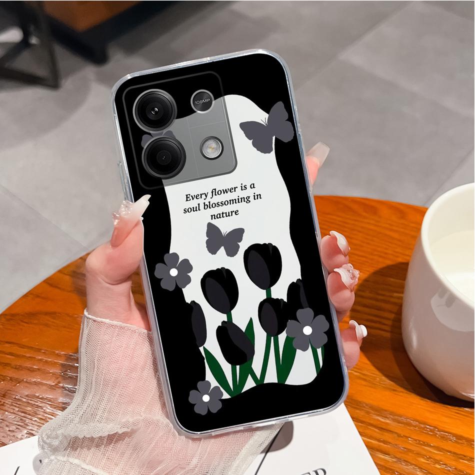 For Redmi Note 13 Pro Plus Phone Case Creative Fun Soft Slim Silicone Transparent Anti Drop Back Cover For Redmi Note13 13Pro+