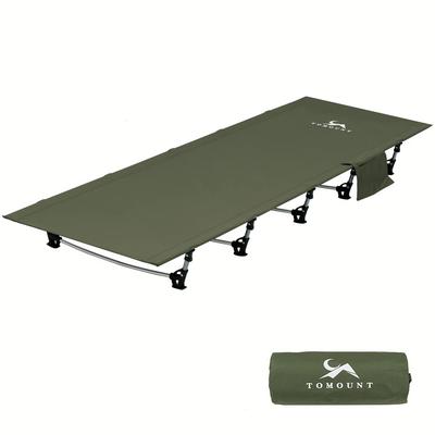 Pliant de camping TOMOUNT, Pat de exterior, Depozitare compactă, Pliant pliabil, Ultraușor, Silențios, Gamă largă, Pat de camping, Impermeabil, Respirabil, Sarcină