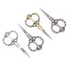 Stainless Steel Exquisite Retro Scissors Classical Plum Shear Cross Stainless Steel Scissors