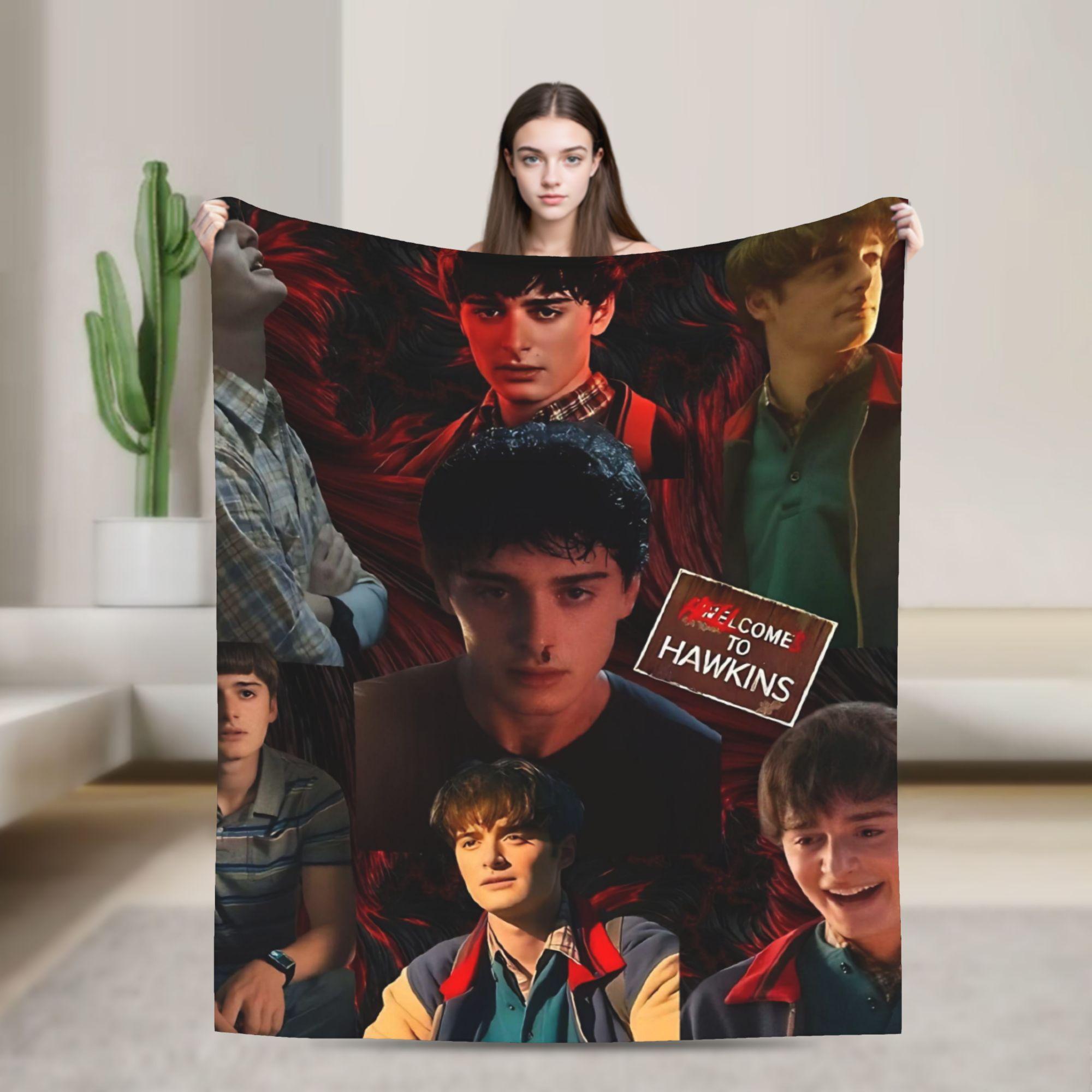 

Will Byers Horror TV Flannel Blanket Adults Girls Warm Throw Blanket Spring Living Room Bedspread Sofa Bed Cover 80x120cm