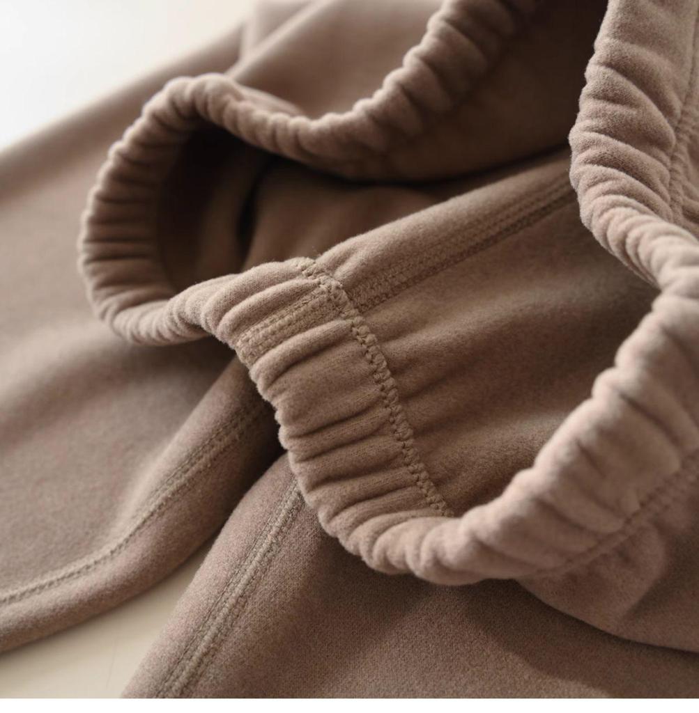 Class A Brushed 300g Warm Milk Silk Autumn/Winter Underwear Set for Older Kids