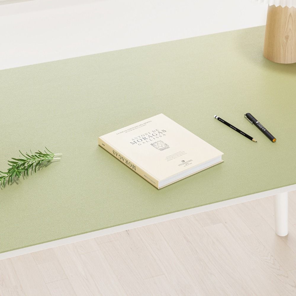 Anti-slip Oilproof Table Cloths Waterproof Computer Desk Mat PU Leather Table Cover  Home Decor