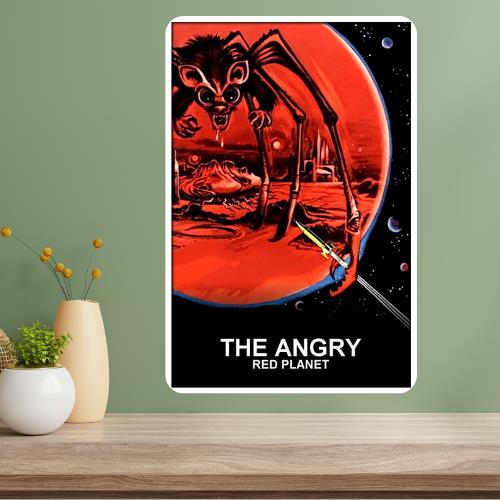The Angry Red Planet Classic Movie Metal Poster Sign 20x30cm(7.8x11.8inch)
