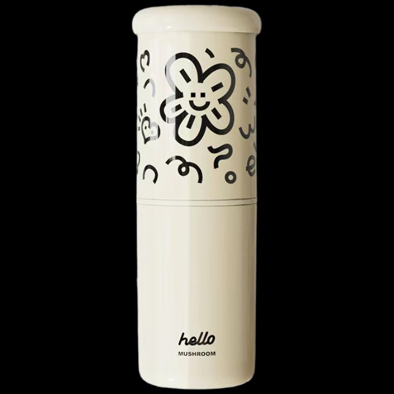 Utopia Striped Travel Wash Cup Set