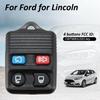 Fernbedienung Schlüsselgehäuse 4-Tasten Schalter Alarm Fernbedienung Schlüsselgehäuse für Ford Lincoln Autotür RC Schlüssel