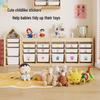 Children's Wooden Toy Storage Rack & Shelf Organizer