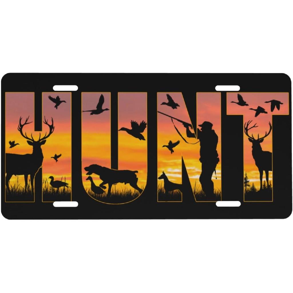 Evil Smile Monster Face Front License Plate for Women Car Vanity Plates Decorative Aluminum Metal Cute Novelty License Plate Cover for Men 6x12 Inch