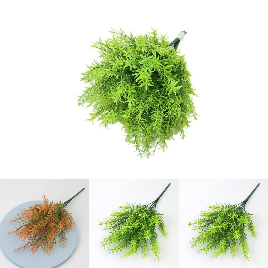 Artificial Green Plant Salvia Rosmarinus Spenn Flower Bundle For Home Office Decor And Outdoor Events