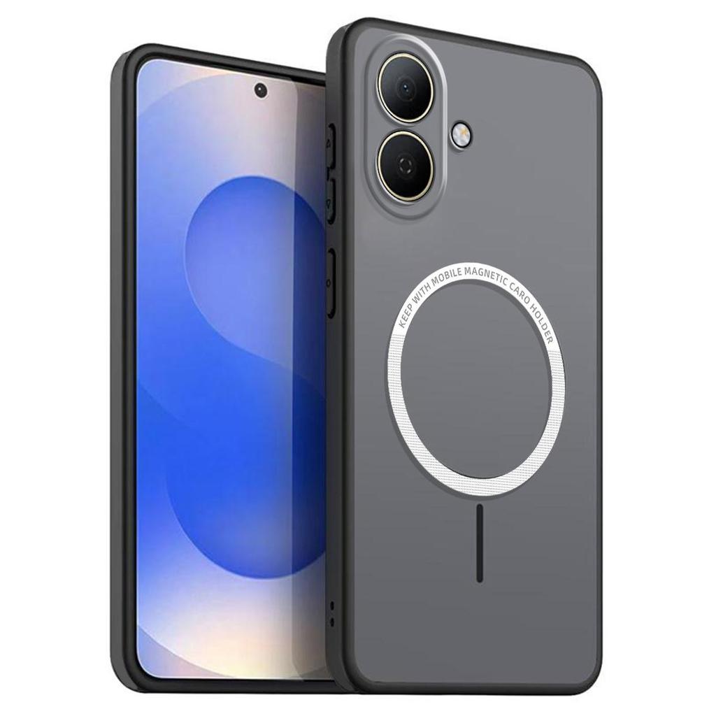 Frosted Semi Clear Magnetic Phone Case for TECNO SPARK Go 2 Soft TPU Cover