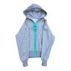 European and American wholesale contrasting colors, large zipper hooded sweater, simple and loose personality, men's and women's coats, cardigans and