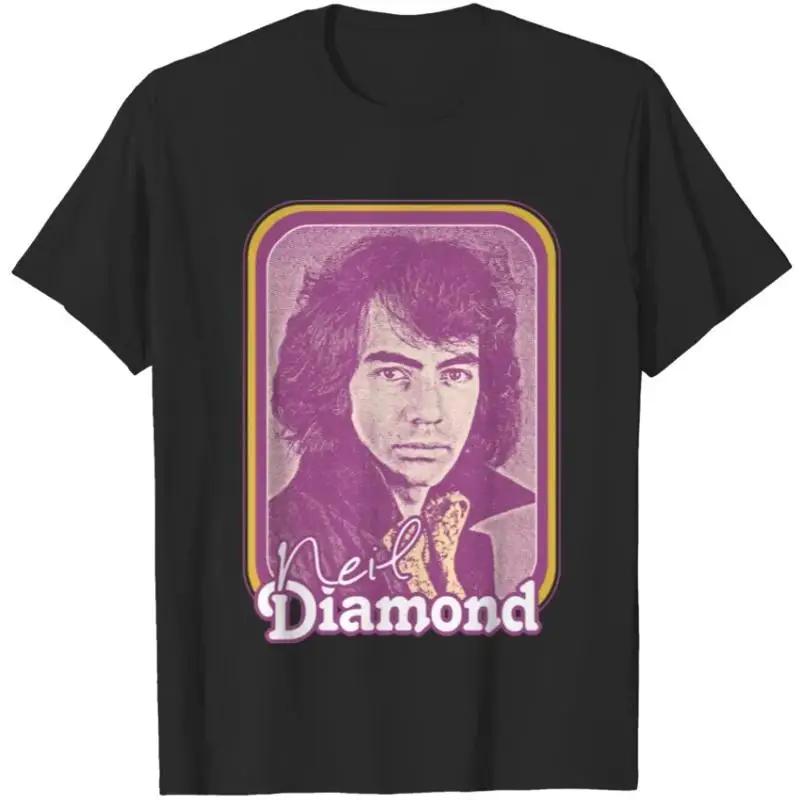 Neil Diamond Retro 1970er T-Shirt Alle Größen S 2345xl