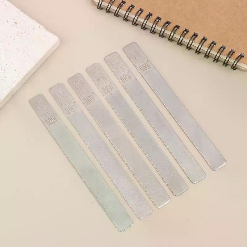 Guitar Nut Slotting Files (6Pcs Set) | Tools for Adjusting String Spacing & Nut Grinding