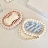 Yousheng Soap Box, with Hollow Drainage Layer Design, Matte Surface Soap Holder, for Home And Dormitory