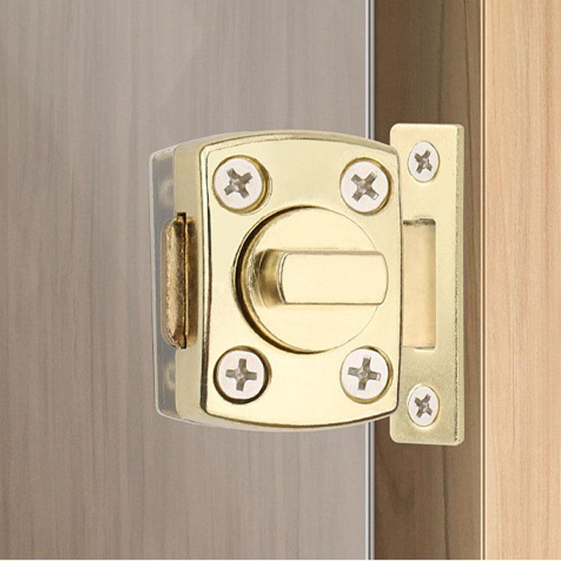 2pcs Home Hardware Door Bolts Catch Lock Door Lock Buckle Aluminum Alloy Garden Gate Shed Toilet Barn Sliding Door Bolt Latch