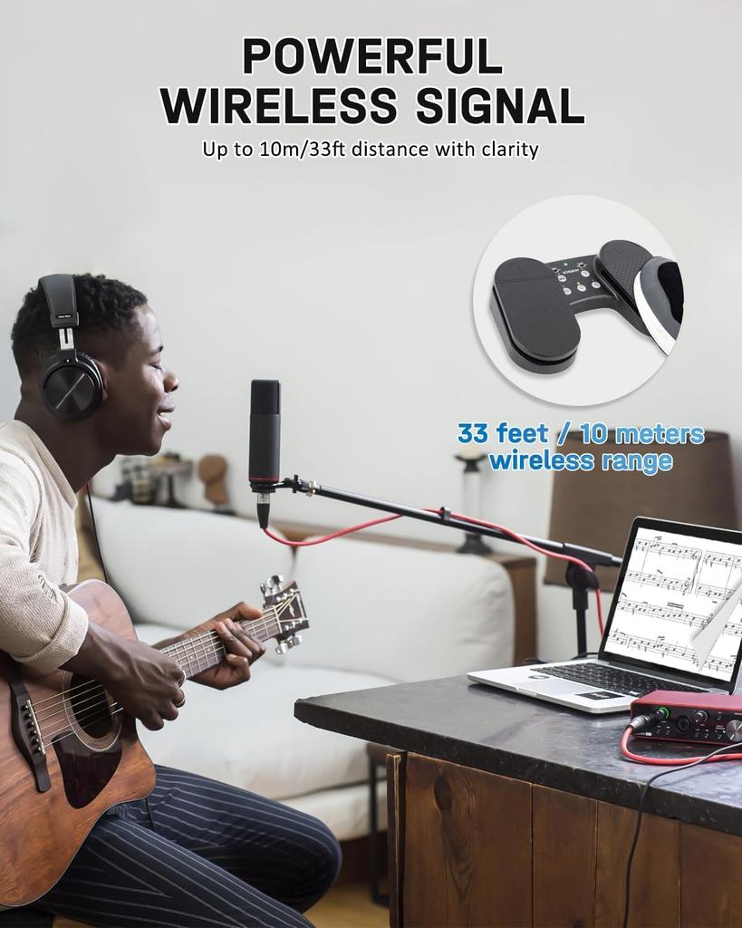 STRICH Wireless Page Turner for Foot Compatible with iPad and Windows Tablets, Pedal, 11, SPT-10