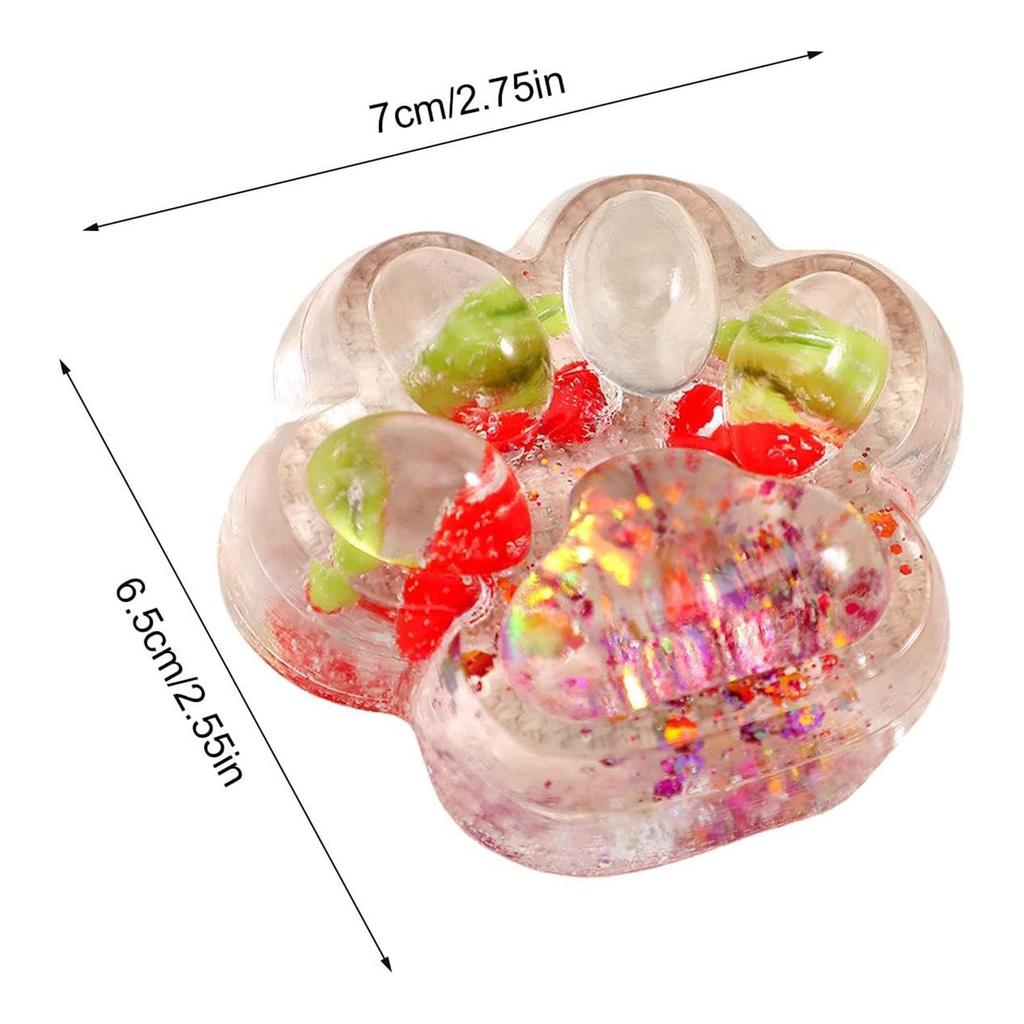 Taba Giant Paw Squishy forAdult Big Cute Transparent Cat Paw Mochi Squishy Sticky Sensory Fun Toy Stress Relieving Fidget Gift