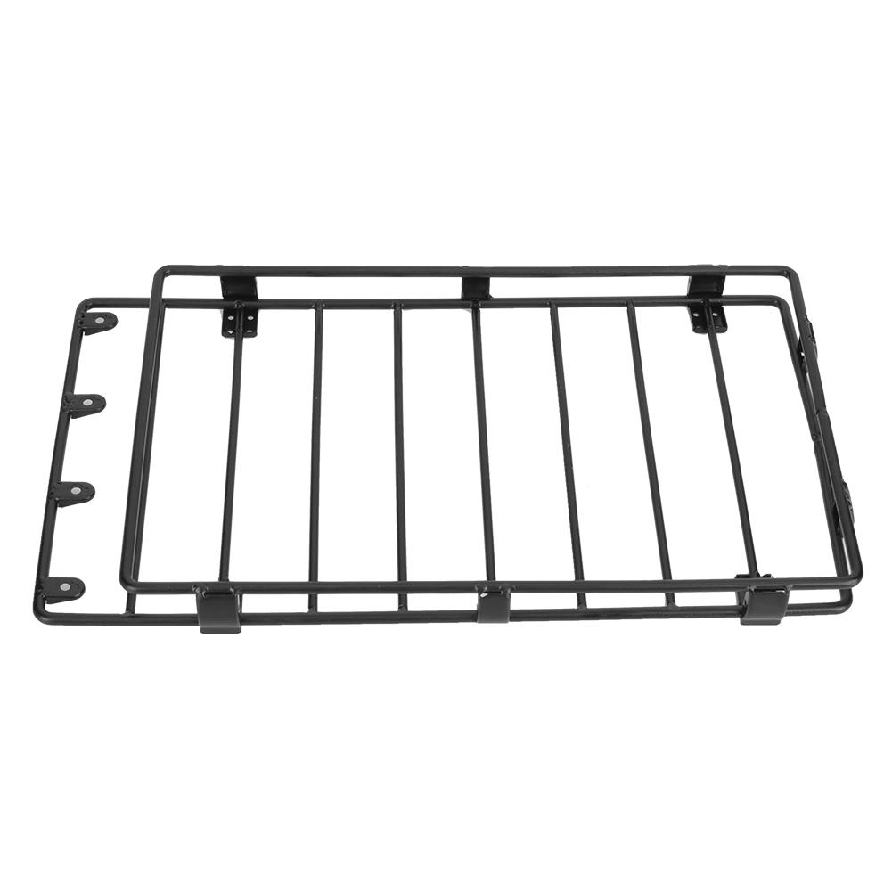 

Metal Roof Luggage Rack Upgrade Part Accessory Fit for LC80 RC Car ModelBlack чорний