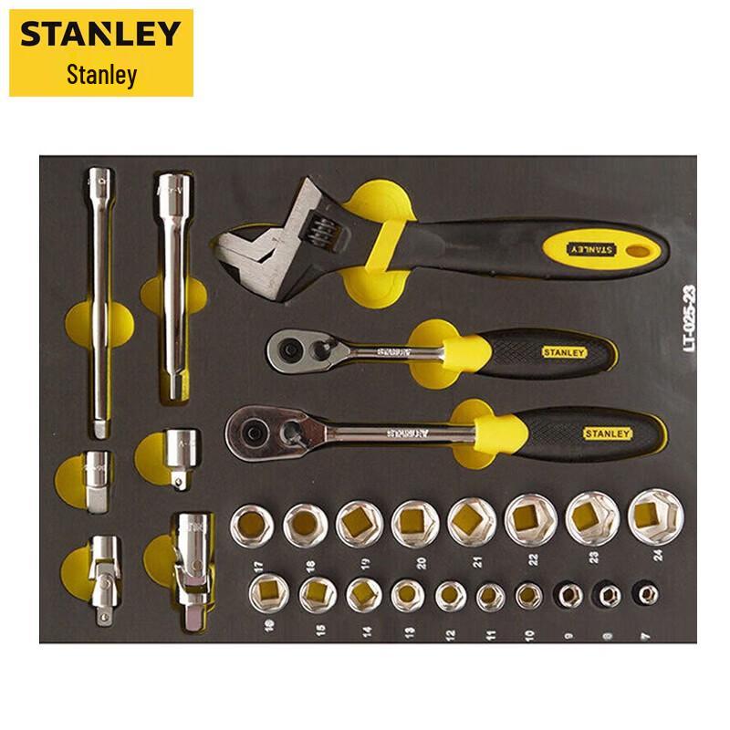 Stanley LT-025-23 27-Piece Metric Ratchet Socket Wrench Set