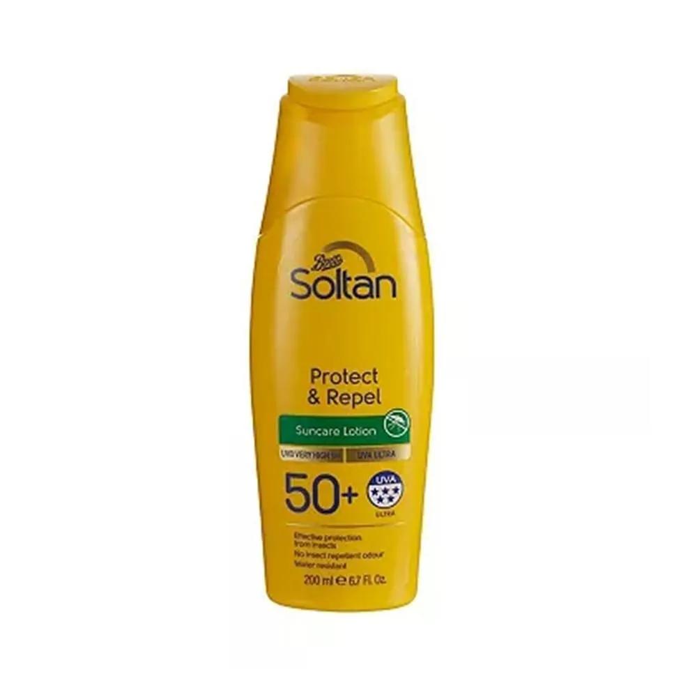Soltan Sun Care Spray 200ml 1 Pack Protect & Repel Soltan Protect & Repel Suncare Lotion SPF50+ 200ml