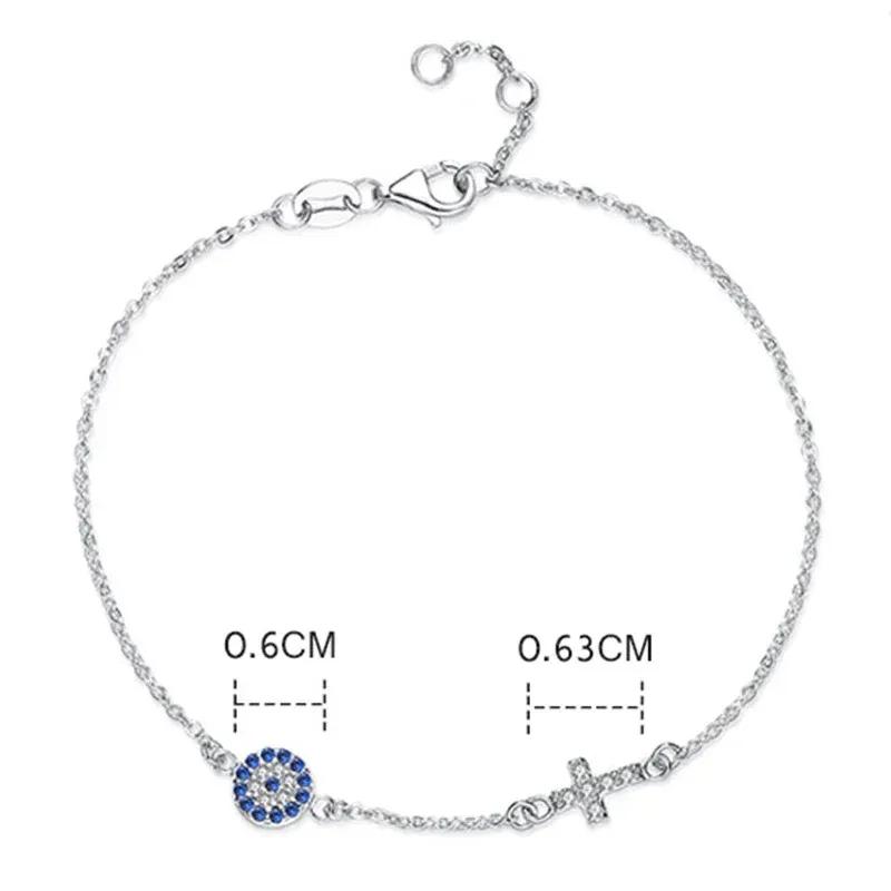 TONGZHE Mode Damarmband 925 Sterling Silver Hamsa Onda Ögat Armband Turkiet Smycken Handarmband För Kvinnor Pulseras 2020